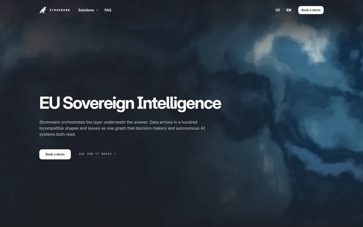 Screenshot der Website Strohmann